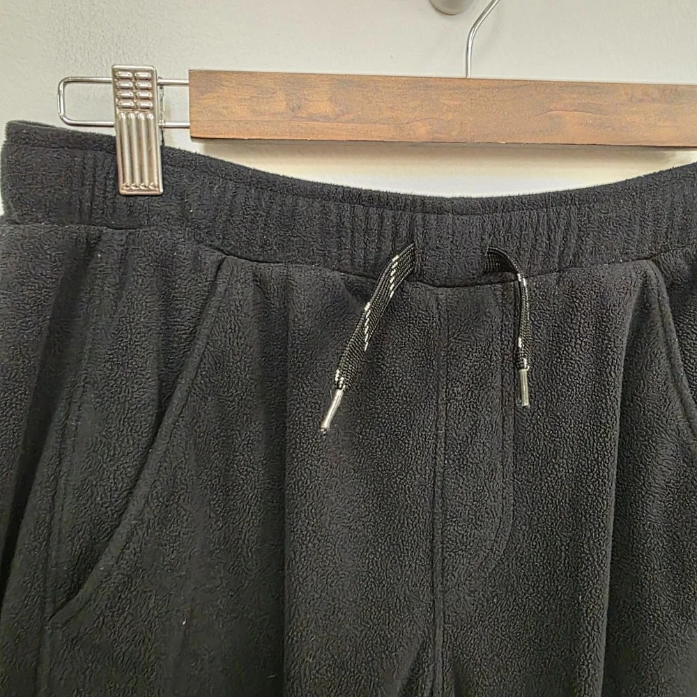 Columbia Mens Omni-wick Fleece‎ Lined Hiking Pants Size S Black Pull On Elastic